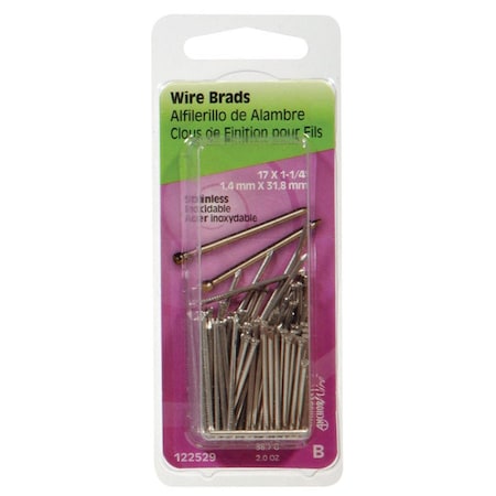 Homecare Products 1.25 x 17 in. Stainless Brad HO3304794